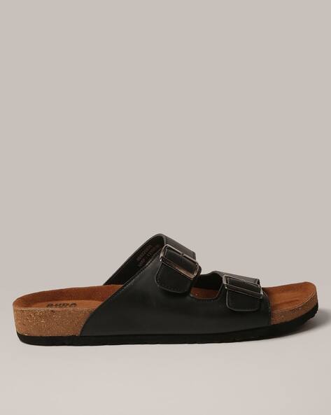 Buy Black Sandals for Men by Buda Jeans Co Online | Ajio.com