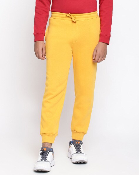 MUSTARD SOLID | WOMENS JOGGERS