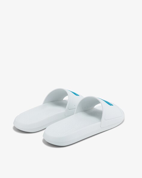 Mens Croco Synthetic Slides