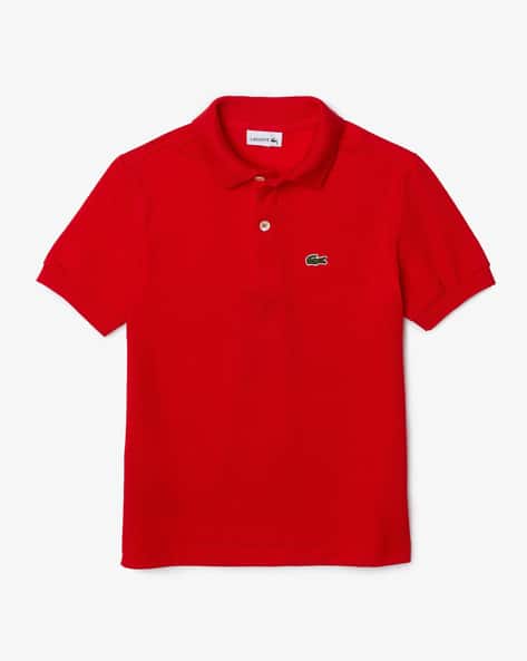 Red lacoste t shirt Clearance