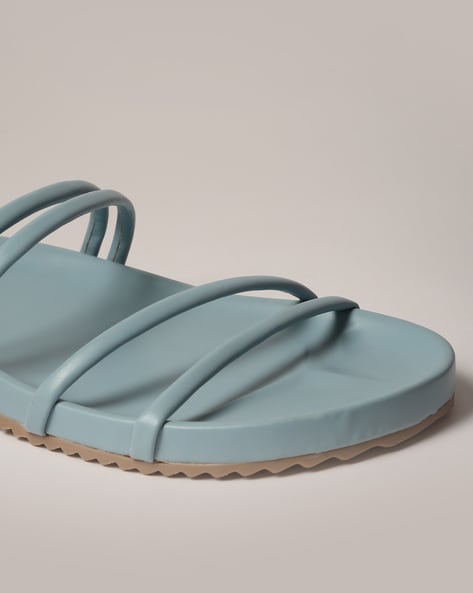 Buy Teal Blue Flat Sandals for Women by Buda Jeans Co Online