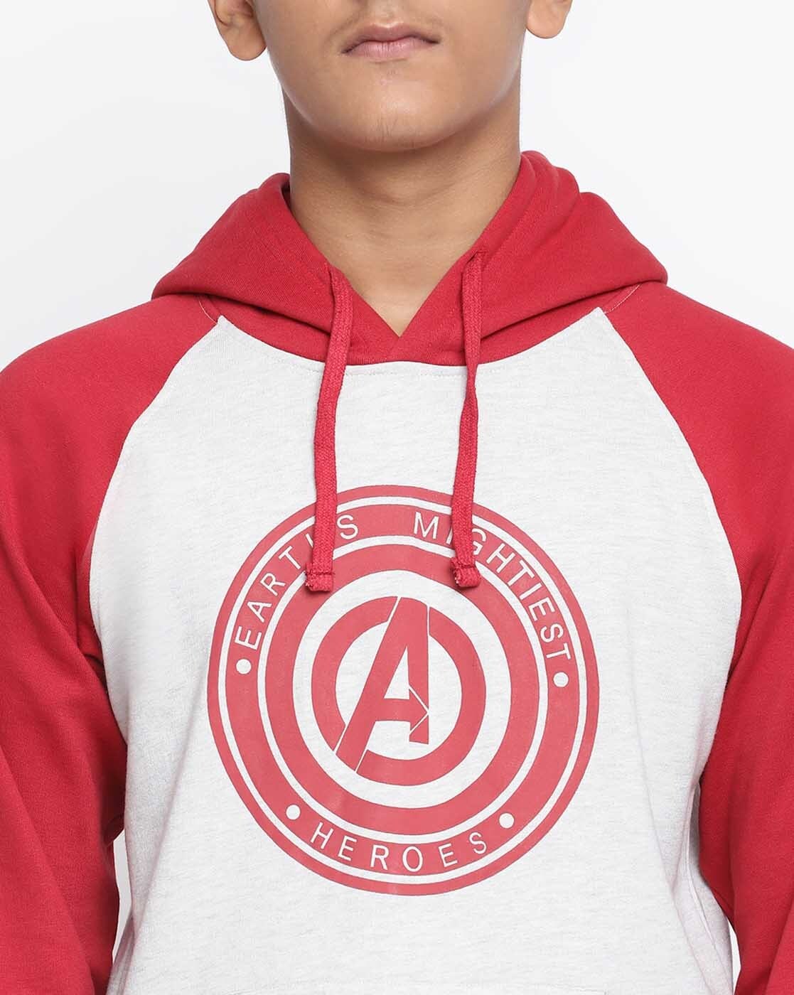 US Cartoon Hoodie, Marvel Avengers Team Logo Hoodie | cartoonhoodie.com