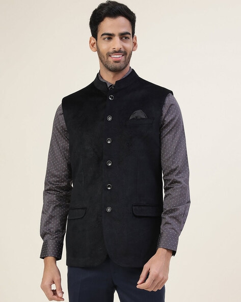 Marks and spencer 2025 black waistcoat