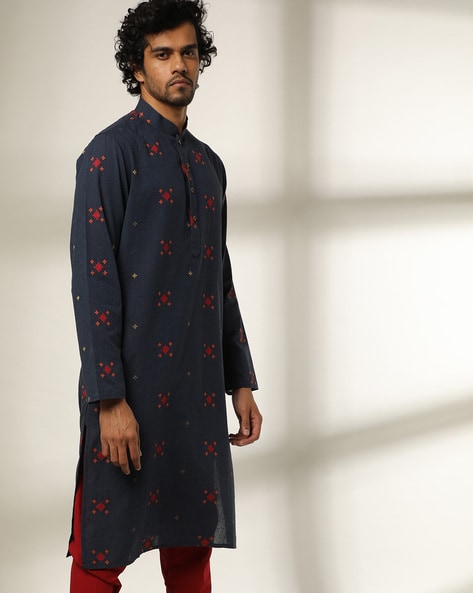 Slim Fit Dobby Kurta