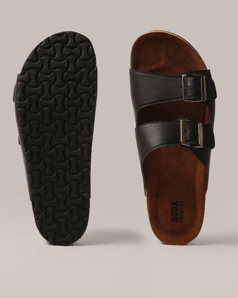Buy Black Sandals for Men by Buda Jeans Co Online | Ajio.com