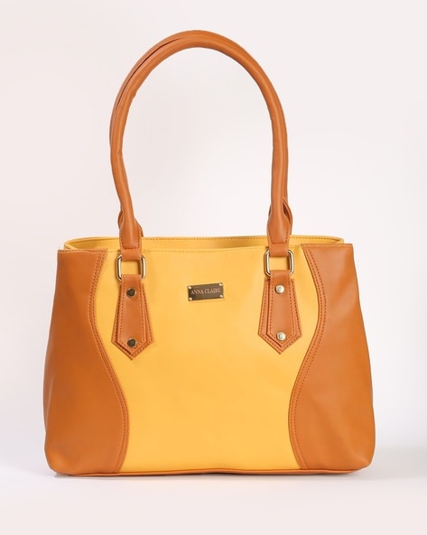 Mustard yellow outlet handbags