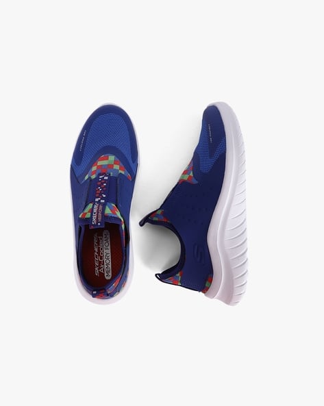 Buy Skechers Ultra Flex Cubor Slip-On Shoes Blue Color Boys