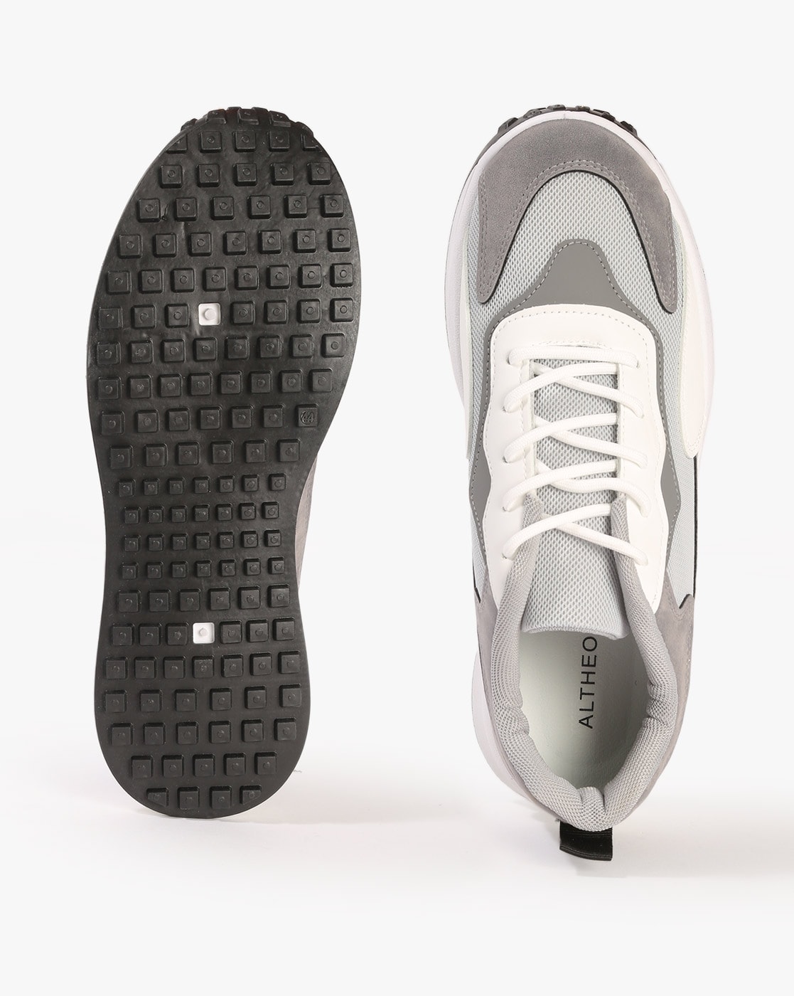 altheory panelled lace up sneakers