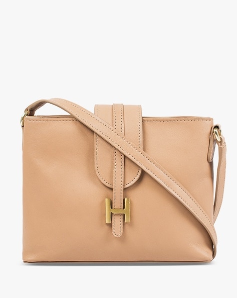 Hidesign Sling and Cross Bags : Buy Hidesign Fling 01 Tan Leather