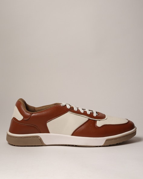 Buy Brown & White Sneakers for Men by Buda Jeans Co Online