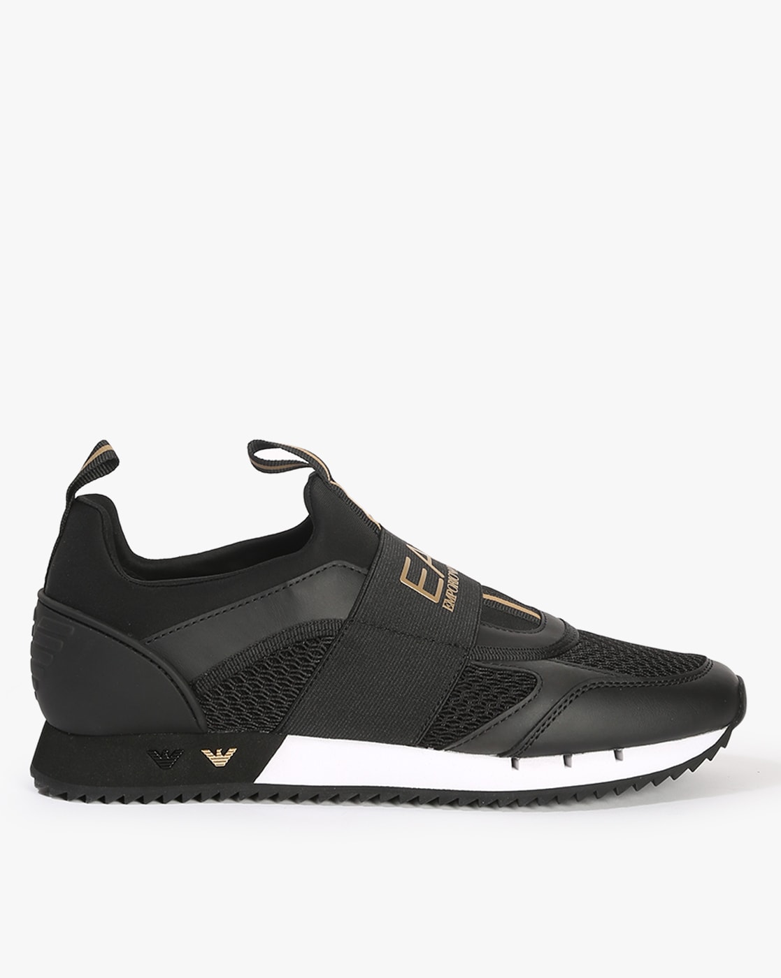 Armani slip on sale on trainers