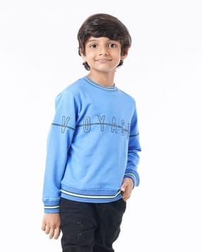 ed-a-mamma Typographic Print Round-Neck Sweatshirt-picture-43