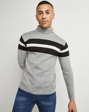 Buy Grey Sweaters & Cardigans for Men by Campus Sutra Online