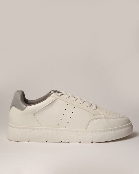 Lace-Up Sneakers with Perforations