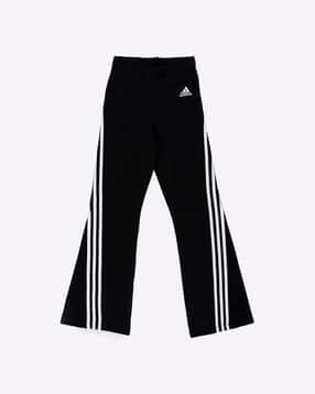 Flared Track Pants with Log Print-image-8