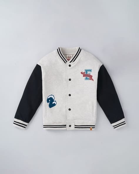 Heathered Button-Down Sweatshirt