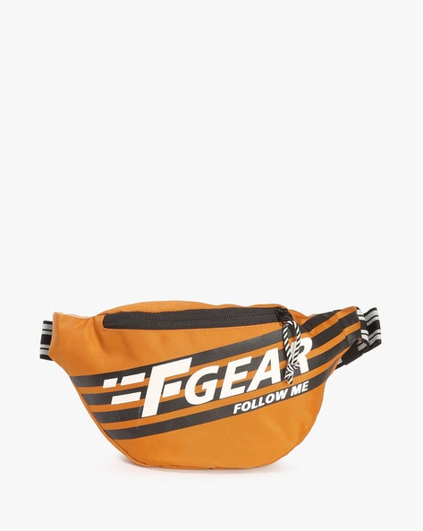 Orange cheap waist bag