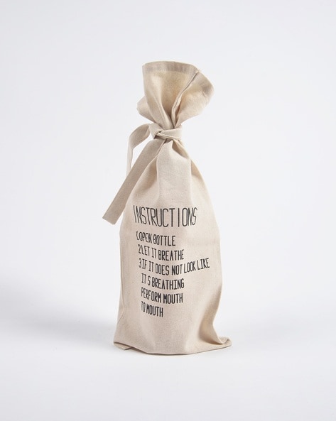 CANVAS WINE BAG