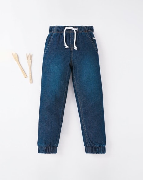 Boys Lightly Washed Sustainable Jogger Jeans