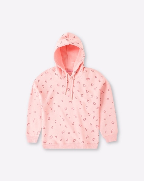 Champion all over print hoodie outlet pink