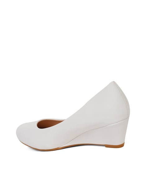 White wedges best sale near me