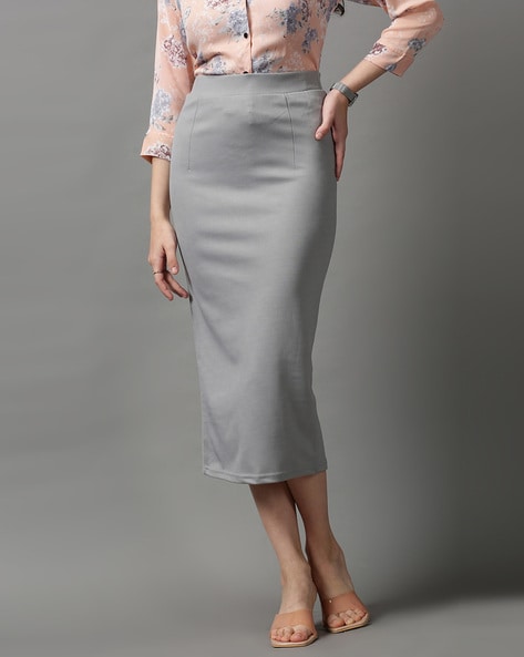 Womens on sale grey skirt