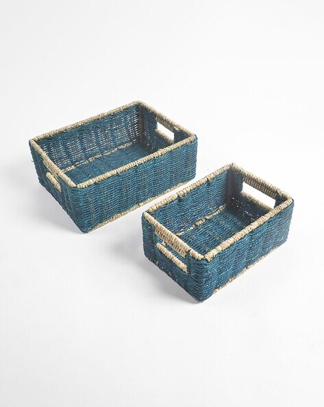 Organiser Basket Set- Buy Sabai Grass Basket Online in India