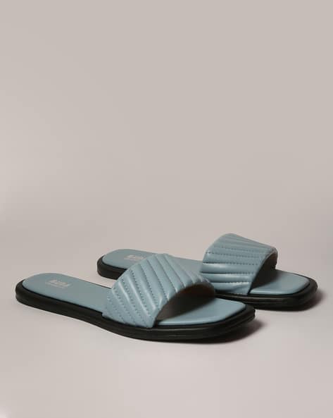 Buda Jeans Co Quilted Open-Toe Sandals