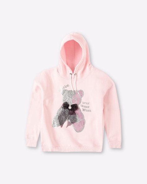 Girls on sale teddy hoodie