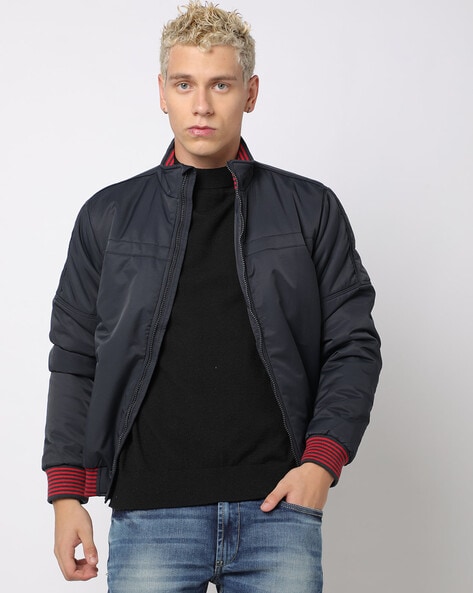 Buy John Players Men Brown Solid Biker Jacket - Jackets for Men 2077531 |  Myntra