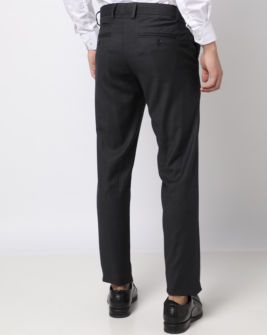 Charcoal Check Trousers  Selling Fast at Pantaloonscom