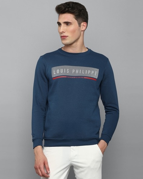 Buy Blue Sweatshirt & Hoodies for Men by LOUIS PHILIPPE Online