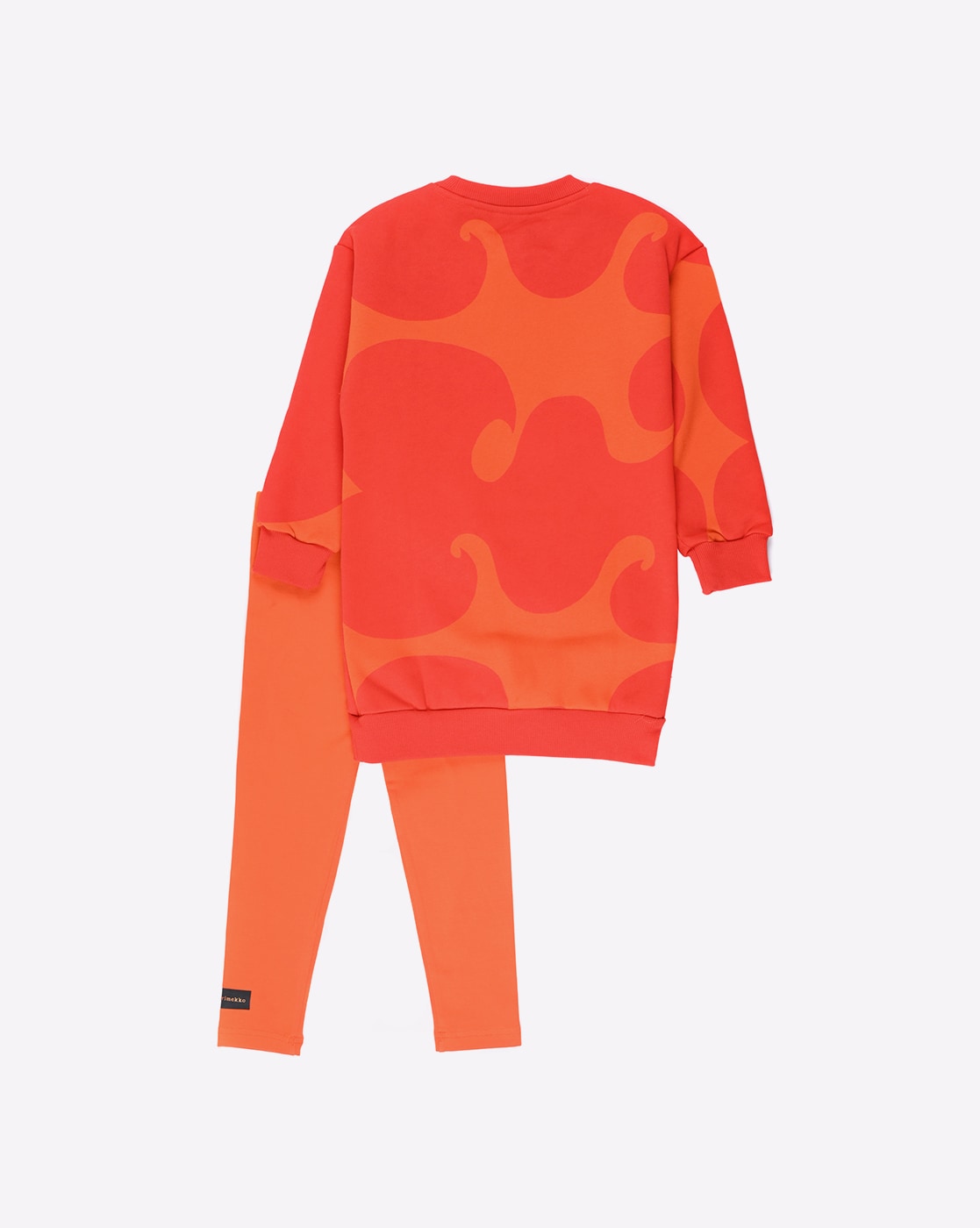 Orange store adidas suit