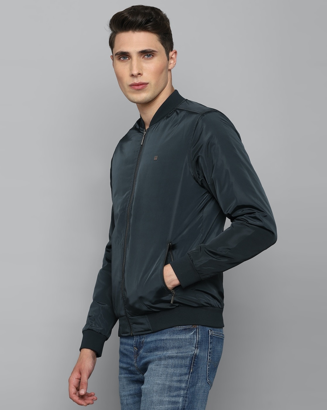 Louis Philippe Polo T-Shirts : Buy Louis Philippe Men Navy Solid Polo Neck T -shirt Online