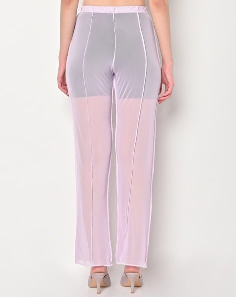 Joey Low Rise Mesh Pants - Vortex