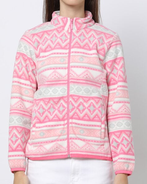 Polyester Full Sleeve Womens Polar Fleece Jacket, Size: S at Rs