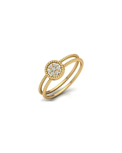 14k Solid Yellow Gold and Natural Diamond Ring – Magee Jewelry