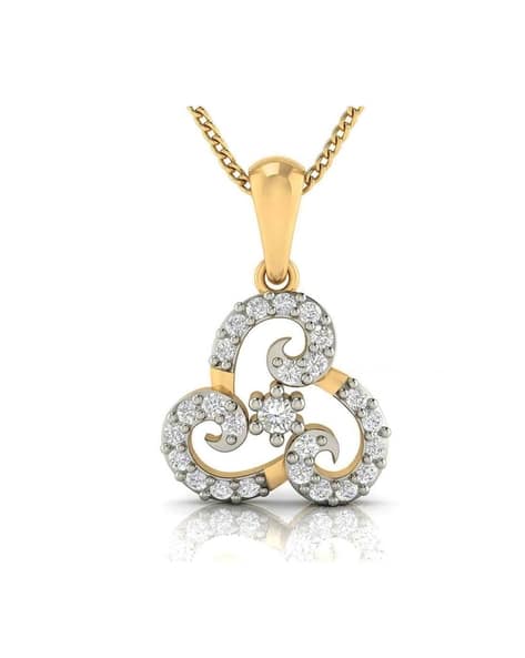 Kanika Yellow Gold Diamond-Studded Pendant