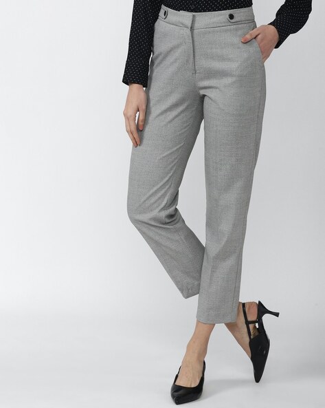 Buy Grey Trousers & Pants for Women by VAN HEUSEN Online