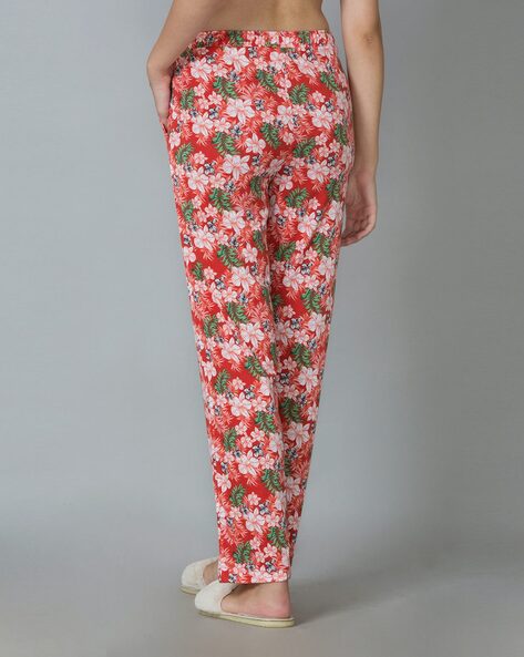 Allover Print & Functional Pocket Lounge Pants