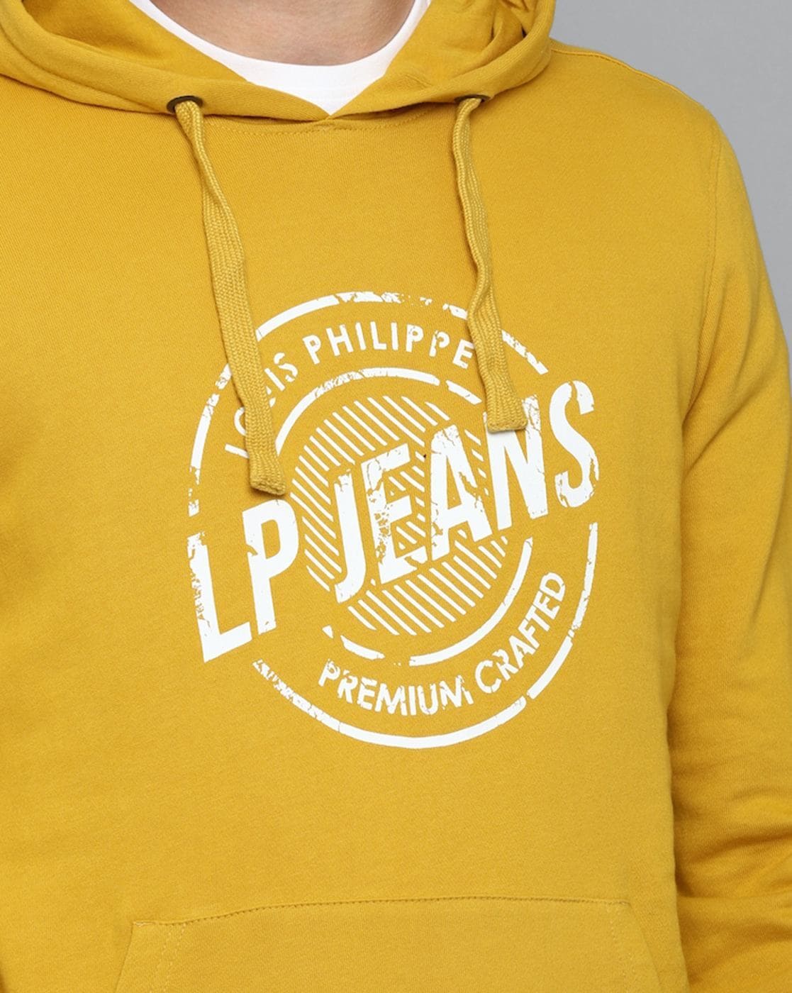 Buy Louis Philippe Jeans Purple Cotton Printed Hooded SweatShirt for Mens  Online @ Tata CLiQ