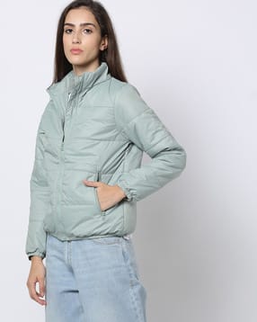Zip-Front Quilted Jacket-image-16