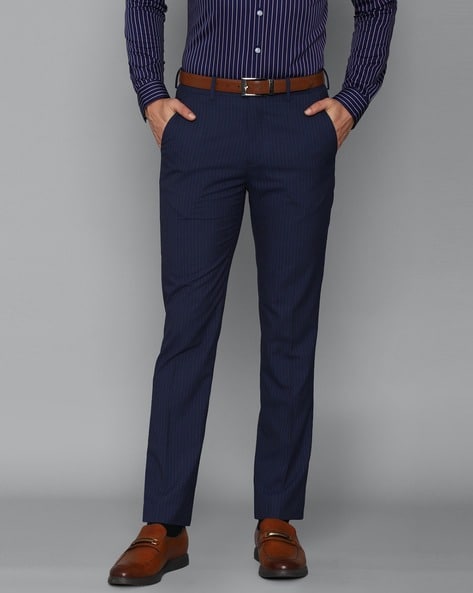 Buy Brown Trousers & Pants for Men by LINEN CLUB Online | Ajio.com