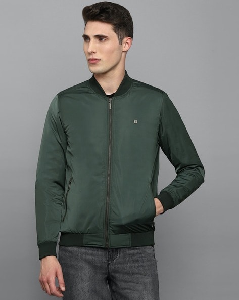 Zip-Front Bomber Jacket