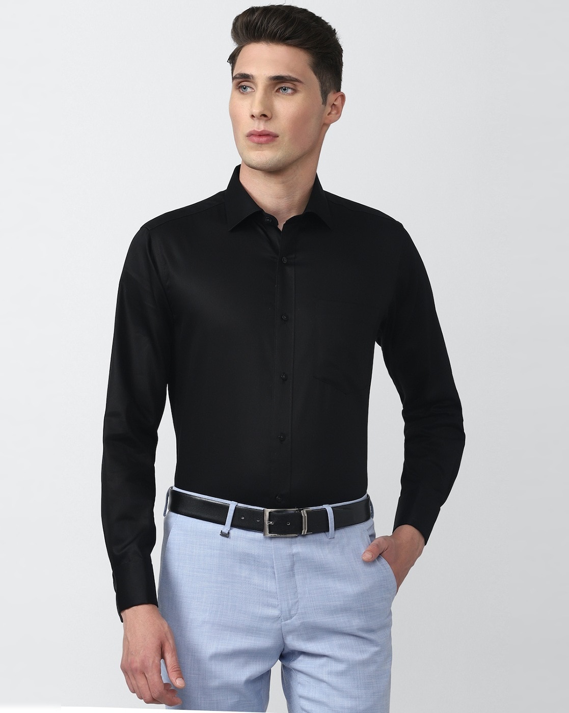 Black Shirt and Blue Pants Matching for Men | Gentleman Avenue