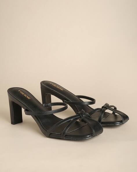 Fyre Rose Strappy Chunky Heeled Sandals