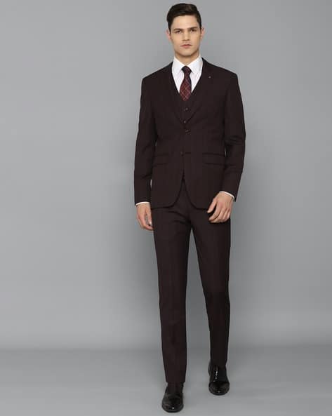 Price History of LOUIS PHILIPPE Checked Slim Fit 3-Piece Suit Set