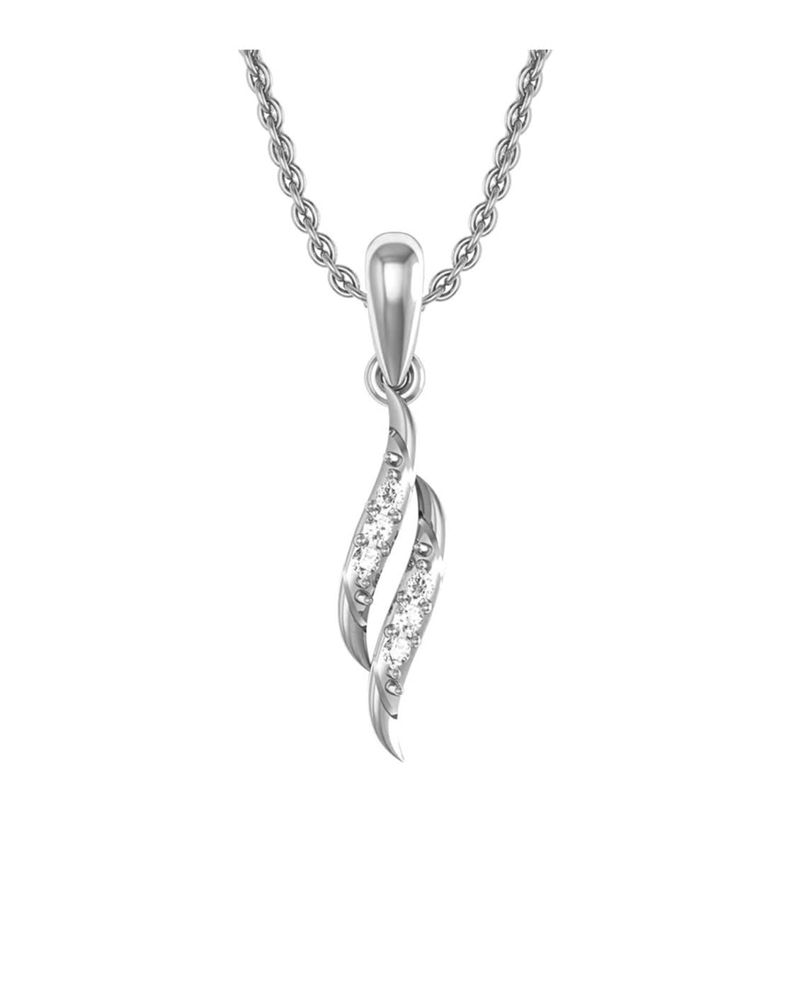 Pendant necklace - White/Heart - Ladies | H&M IN