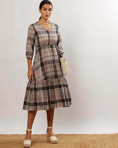 Cozy Knitted A Line Skirt Gingham Dress With Plaid Print For Women Designer  Autumn Clothing, Casual And Warm, Asian Sizes S L From Qinminjie503, $42.32  | DHgate.Com