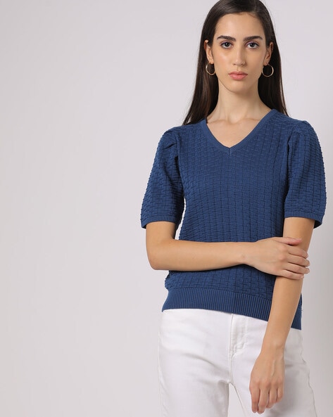 Buy Navy Blue Sweaters & Cardigans for Women by Buda Jeans Co Online